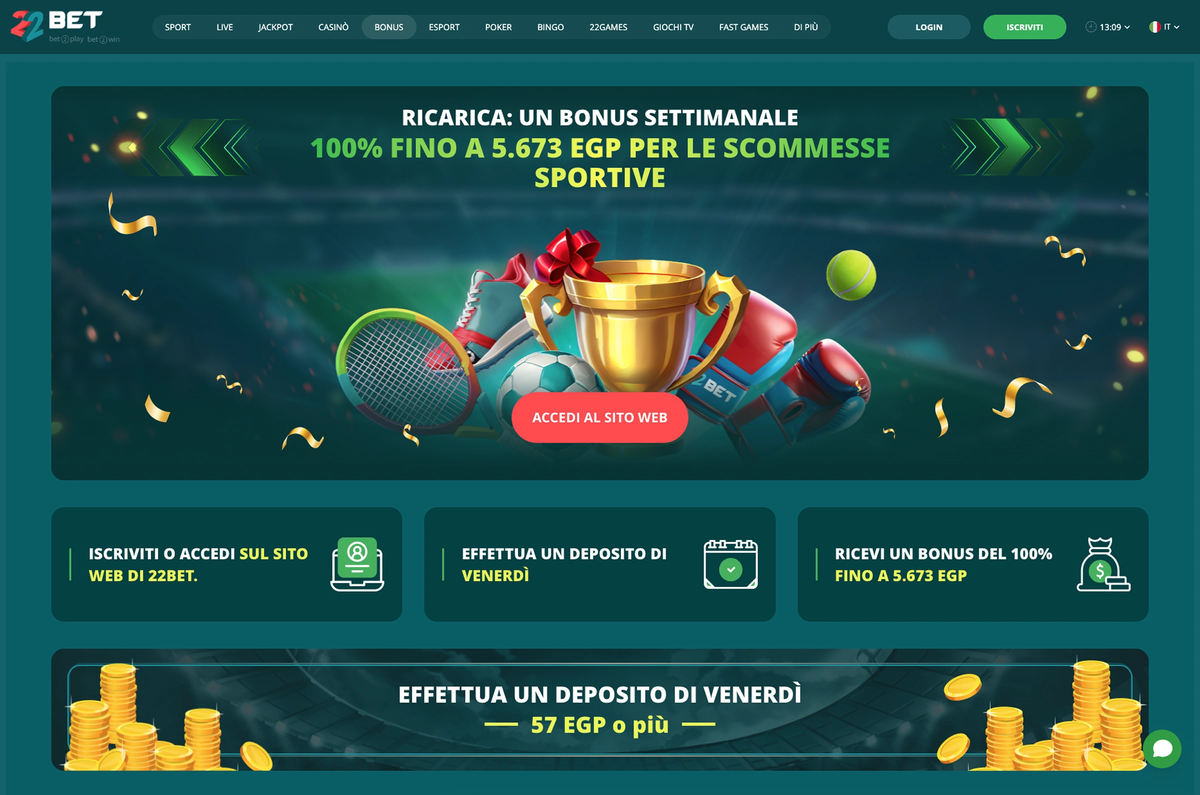 22Bet Scommesse Online E Casinò 22Bet Scommesse Online E Casinò